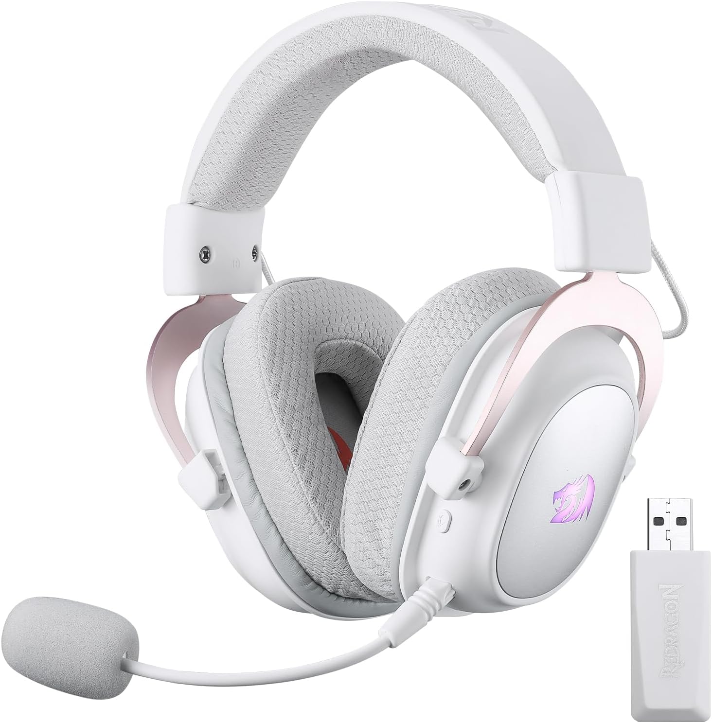 Headset Gamer Redragon Zeus Pro Preto Sem Fio 7.1 H510-PRO