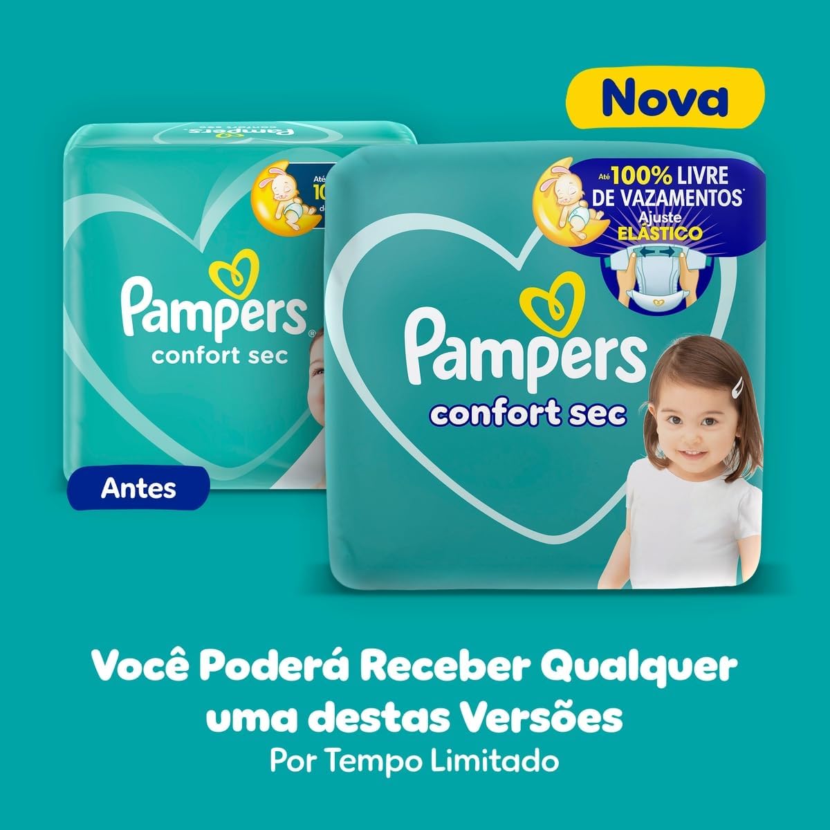 Fralda Pampers Confort Sec Tamanho XXG 30 Unidades