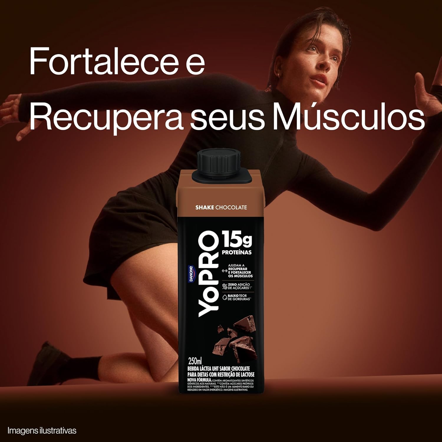 Pack YoPRO Bebida Láctea UHT Chocolate 15g de proteínas 250ml - 24 unidades