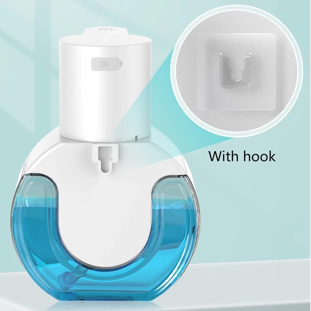 Saboneteira Automática 420ml com Sensor Infravermelho – Dispenser para Sabonete Líquido ou Espuma Recarregável(Espuma)