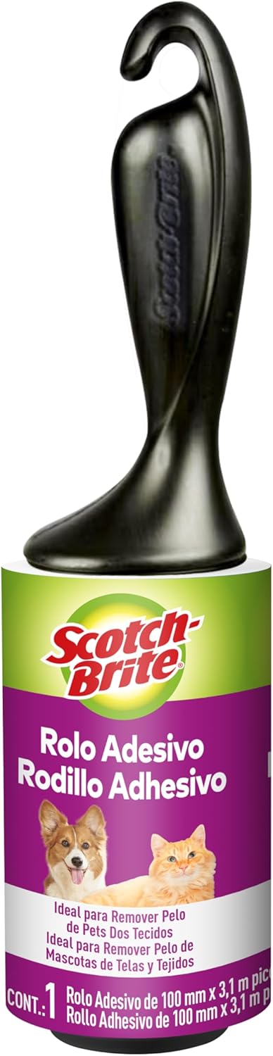 Scotch-Brite, 3M, Rolo Adesivo Pet Tira Pelos, 1 unidade