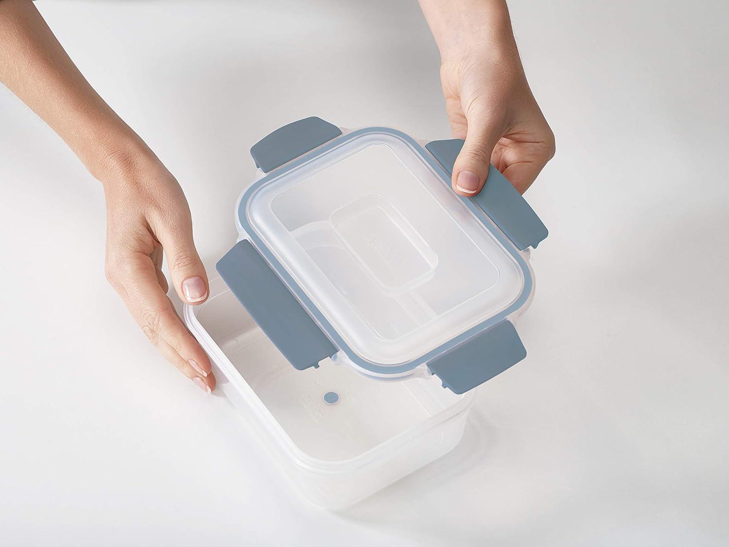 Joseph Joseph Conjunto de recipientes de armazenamento de alimentos de plástico com trava hermética à prova de vazamento, 10 peças, céu