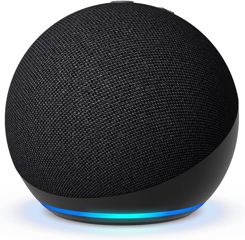 Echo Dot (Geração mais recente) | Smart speaker com Alexa, som vibrante e potente, Wi-Fi e Bluetooth | Cor Preta