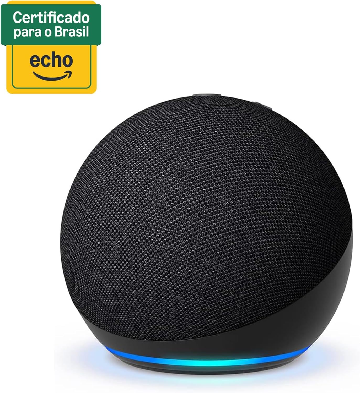 Echo Dot (Geração mais recente) | Smart speaker com Alexa, som vibrante e potente, Wi-Fi e Bluetooth | Cor Preta