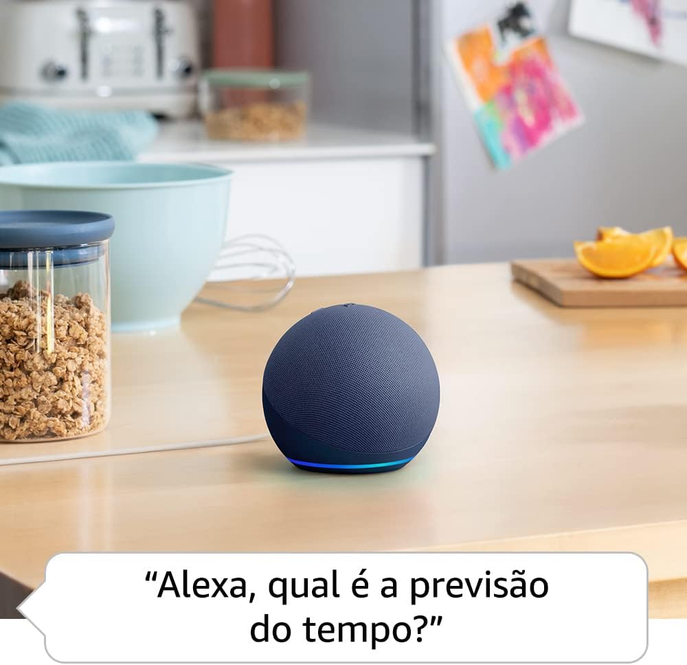 Echo Dot (Geração mais recente) | Smart speaker com Alexa, som vibrante e potente, Wi-Fi e Bluetooth | Cor Preta