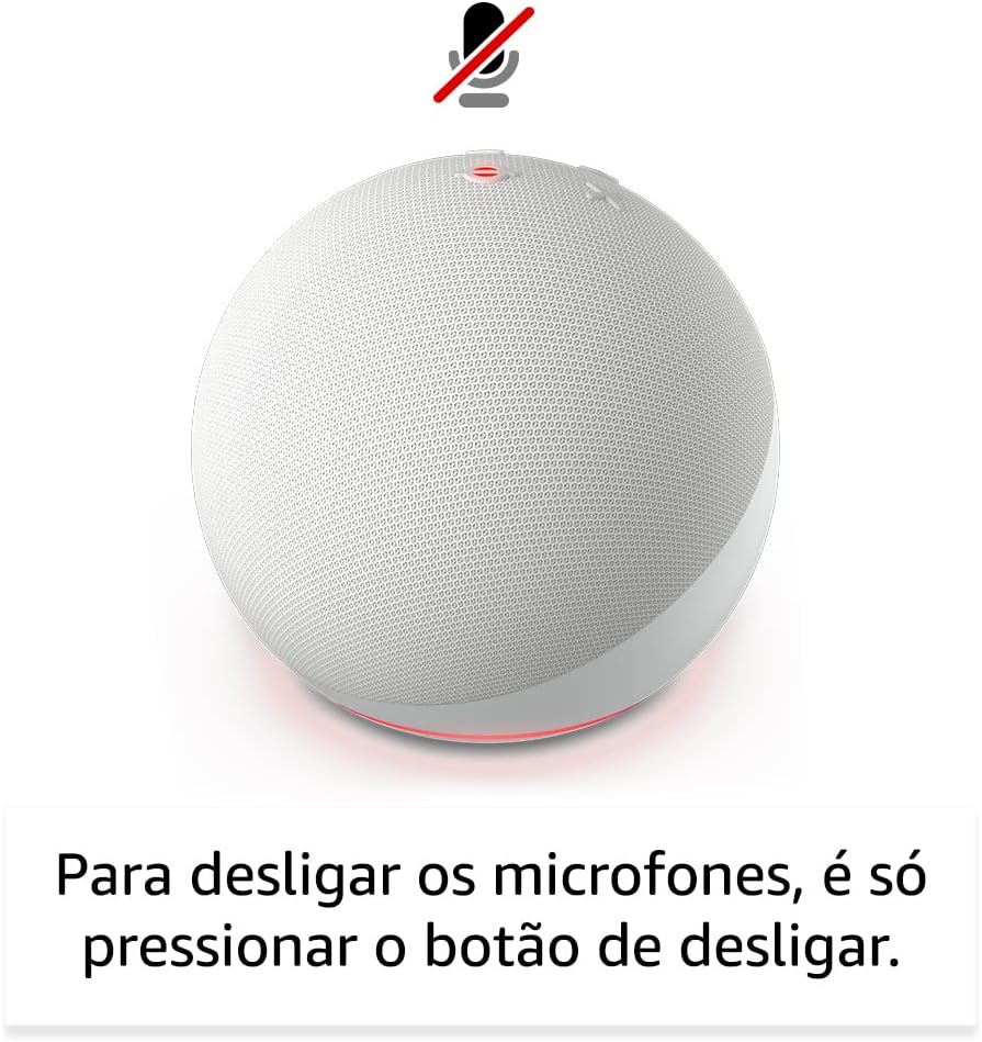 Echo Dot (Geração mais recente) | Smart speaker com Alexa, som vibrante e potente, Wi-Fi e Bluetooth | Cor Preta
