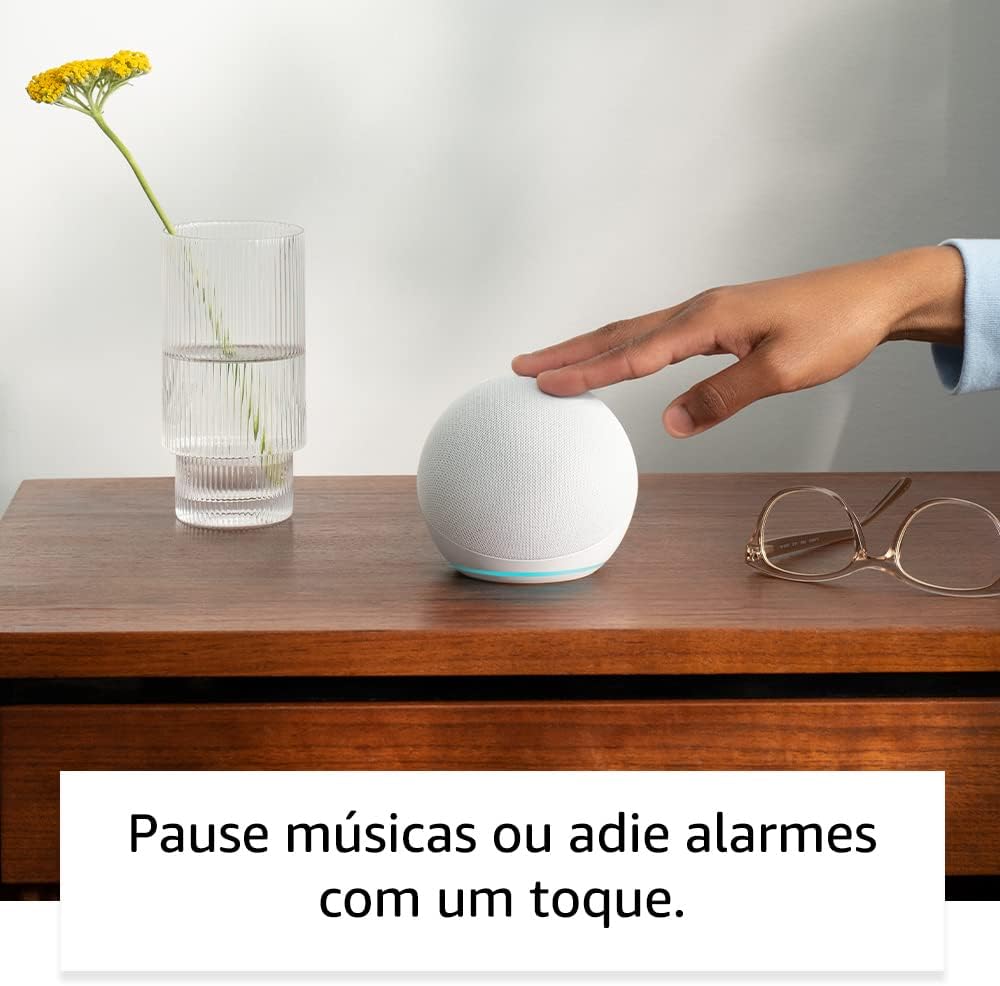 Echo Dot (Geração mais recente) | Smart speaker com Alexa, som vibrante e potente, Wi-Fi e Bluetooth | Cor Preta