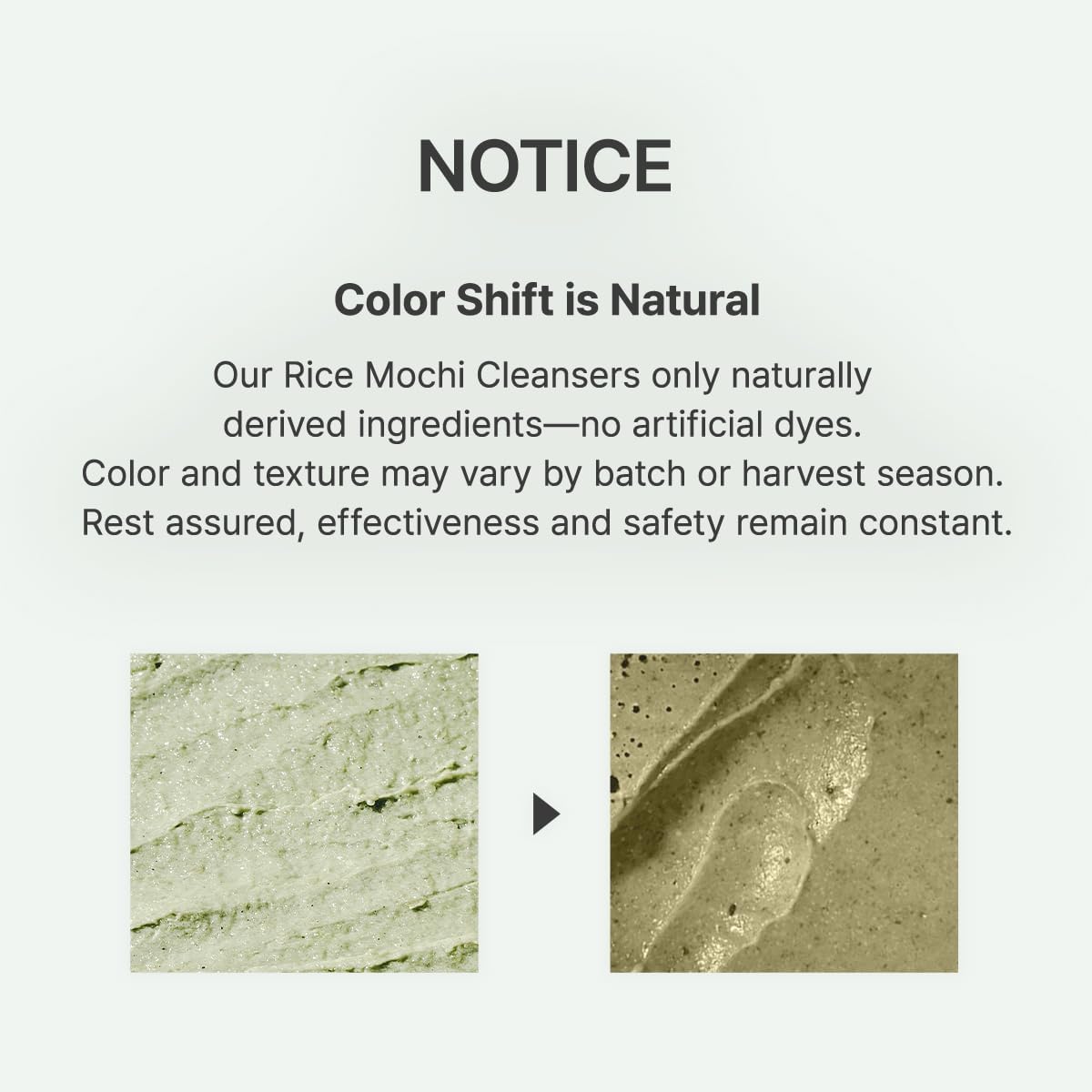 ARENCIA Korean Rice Cake Face Cleanser & Daily Scrub - Moisturizing, Brightening & Deep-Cleansing - All Skin Types, Vegan, Organic - with Rice Powder, Rice Water & Green Tea (4.23oz)