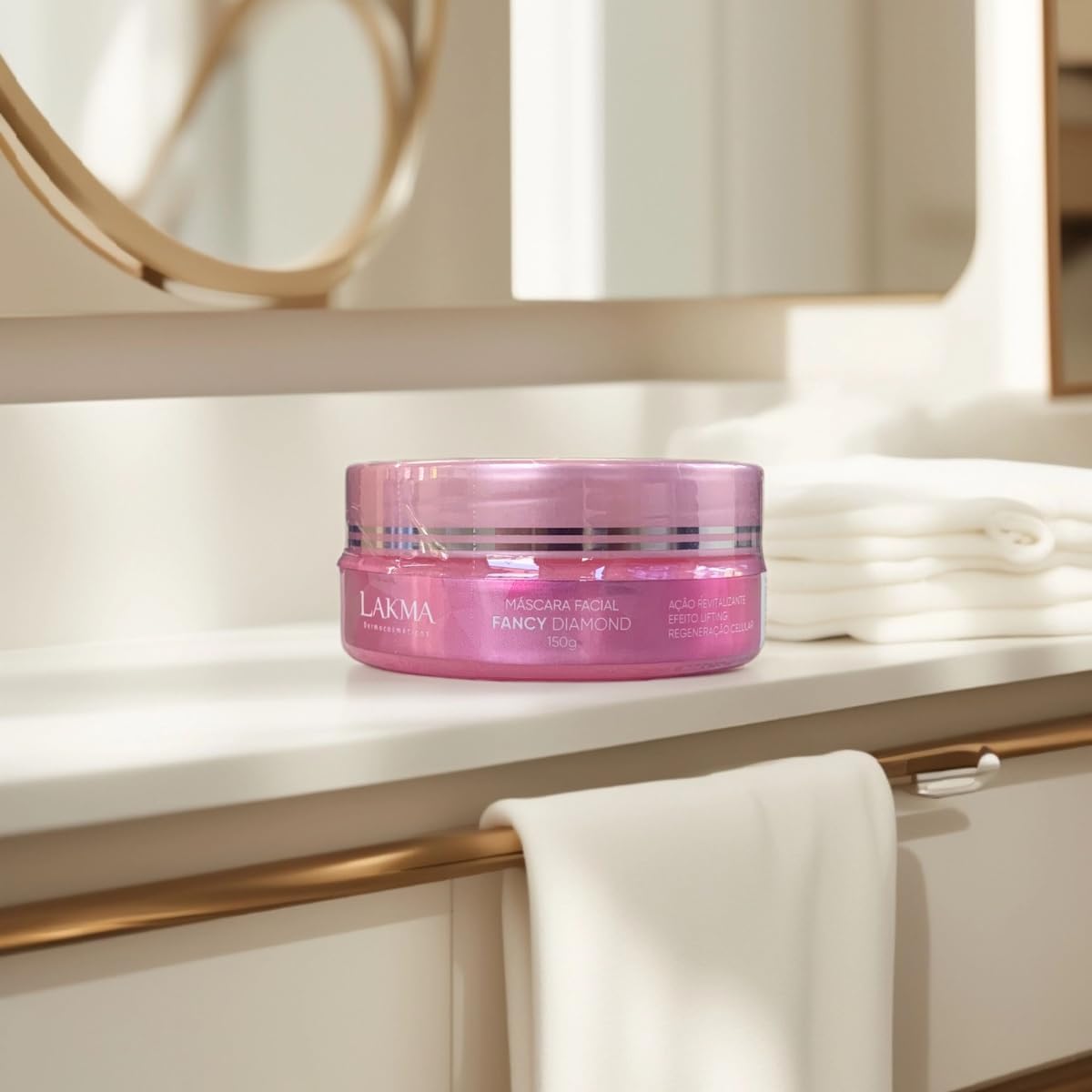 Máscara Revitalizante Fancy Diamond Lakma Jóia Rara 150g