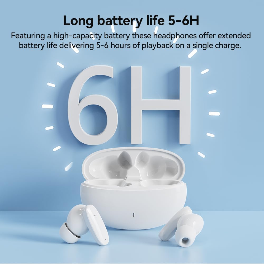 Fone de Ouvido Bluetooth Sem Fio 5.3, Bateria 24H, Modo de Fone Ouvido único e Dois Compatível iOS Android, 360 Estéreo Graves Potentes, Chipset de Redução para Músicas, Chamadas e Games, Cáqui
