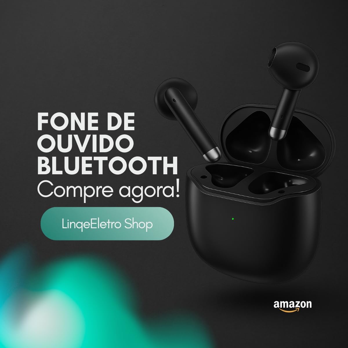 Fones de Ouvido Bluetooth 5.3 Fones de Ouvido Esportivos Academia Corrida Fitness Trabalho Musicas com IPX4 à Prova d'Água Fones de Ouvido de Graves Profundos para iOS Android Tipo-C Preto - Premium®